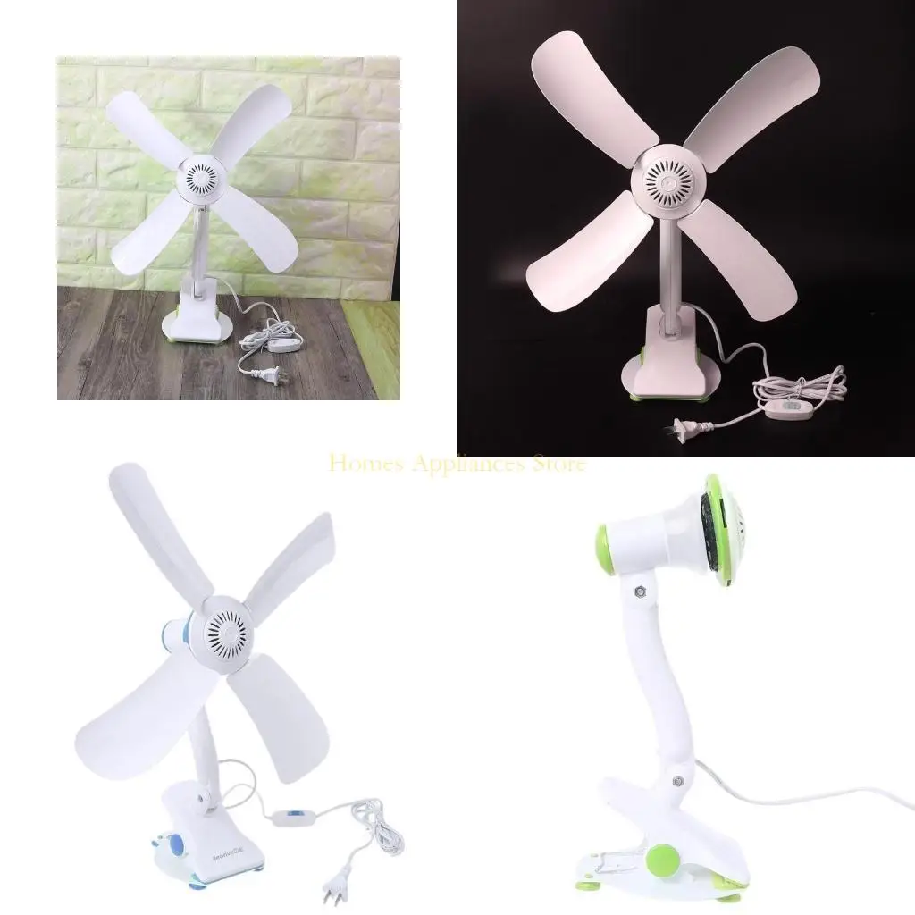 

D0AB 220V 16.544 -дюймовый клип на вентиляторе 8 Вт тихий стол вентилятора вентилятор для вентилятора для общежития домашняя