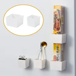 Magnetic Fridge Storage Sundries Storage Refrigerator Organizer Storage Accessory Magnet Plastic Kitchen Supplies Storage Rack