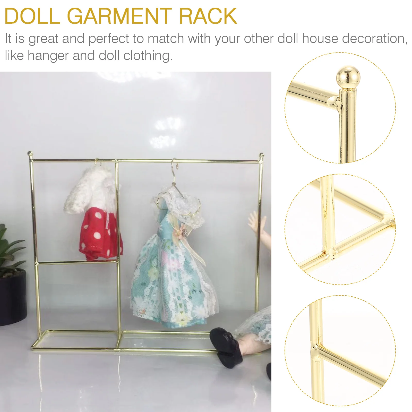 Kid Hanger Iron Dress Rack Storage Furniture Clothing Child Hangers for Clothes