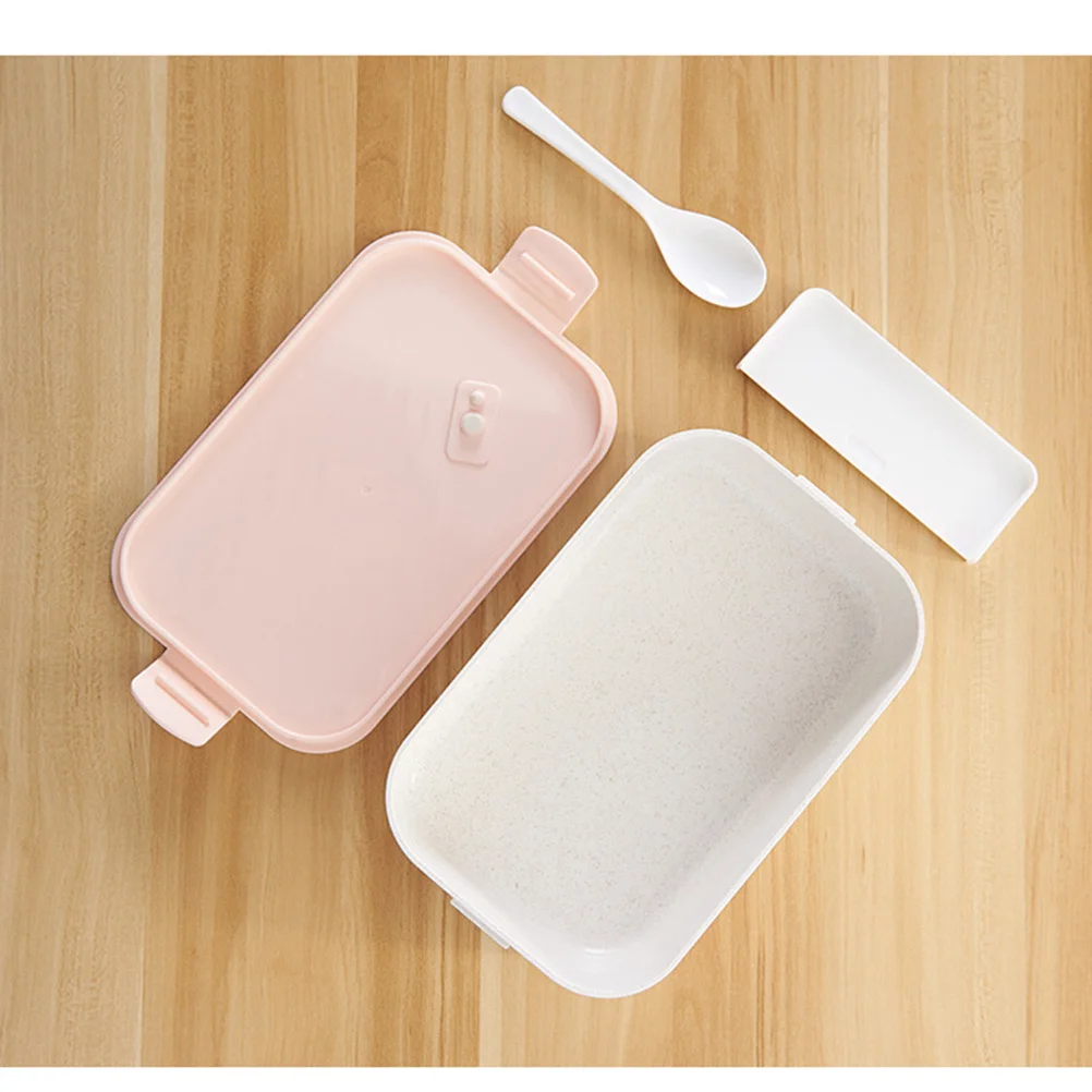 

Lunch Box Portable Compartment Food Carrier Microwave Heating Sealing Container for School Work Camping Picnic Random