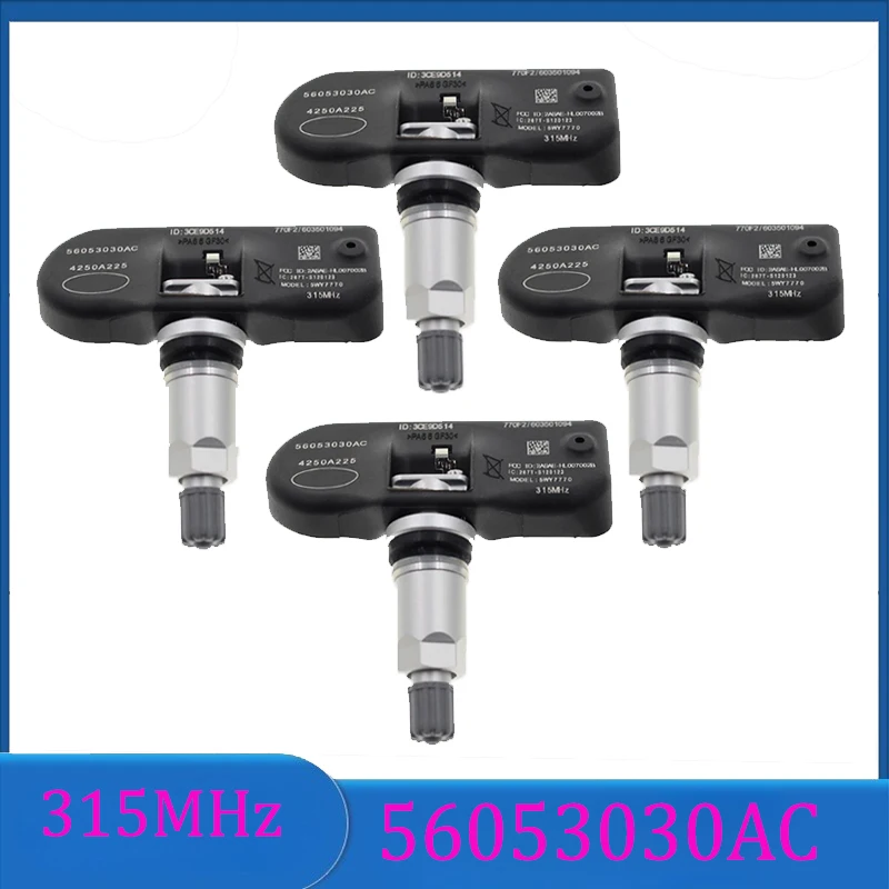 

56053030AC Tire Pressure Sensor For 2007-2011 Dodge Caravan Caliber Durango Avenger Magnum Nitro Stratus 315MHz TPMS 56053030AB