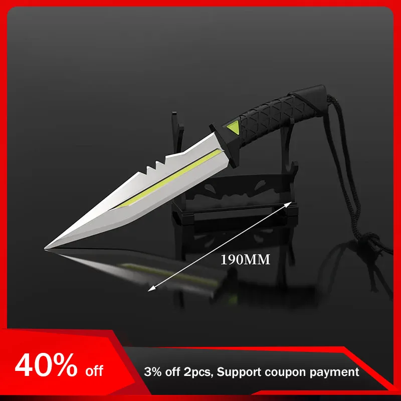 

19cm Valorant Kingdom Knife Toy Sword Weapon Models Game Peripherals Metal Katana Cosplay Boys Gifts Collection Ornament Toys