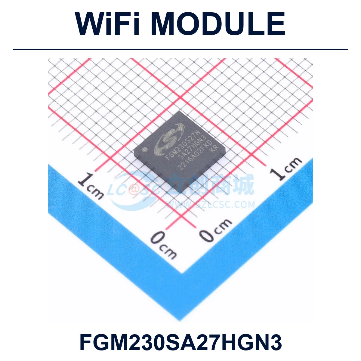 2 PCS SKYWORKS/SILICON LABS FGM230SA27HGN3 WiFi Module 863MHz GPIO 1.8V-3.8V
