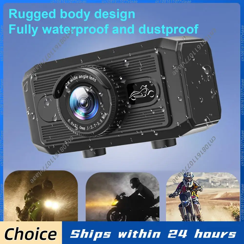 

2K WiFi видеорегистратор для мотоцикла с G-сенсором и режимом парковки, универсальная камера для мотоциклов и электротранспорта