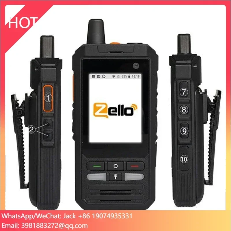 

F3 4g Poc Lte Global Network Video Communication Call Interphone Camera WiFi Bluetooth Gps Ip68 Waterproof Radio Walkie Talkie