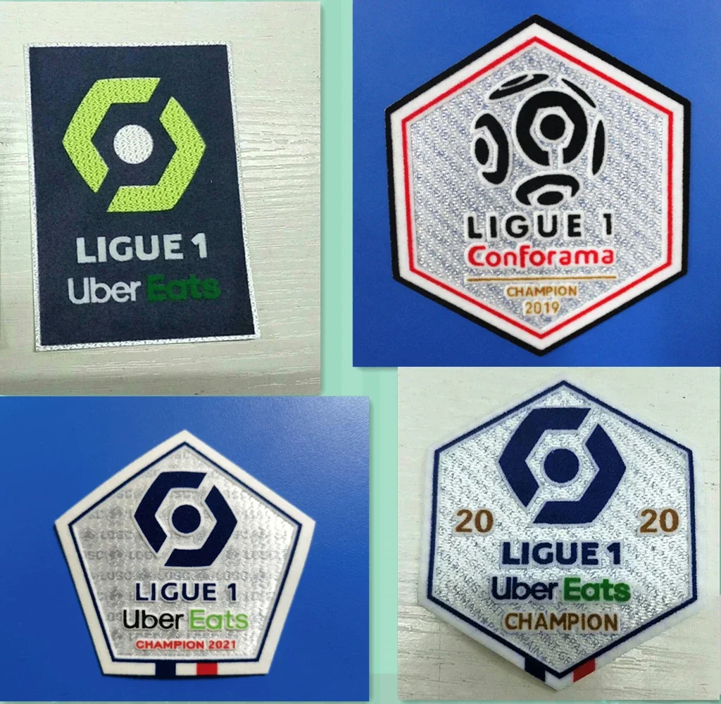 2019 2020 2021 2022 Ligue 1 soccer patch Badges football Print patch