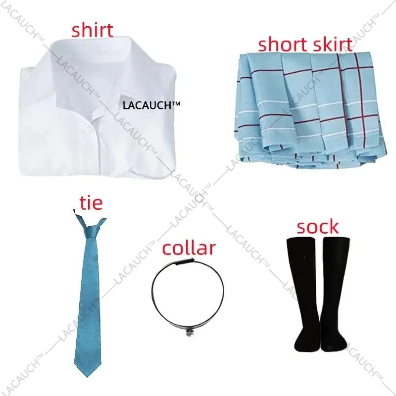 Marin Kitagawa Cosplay Anime My Dress Up Darling Marin Kitagawa Cosplay Kostüm Kleider Schuluniform Perücken Halloween Anzug Mädchen