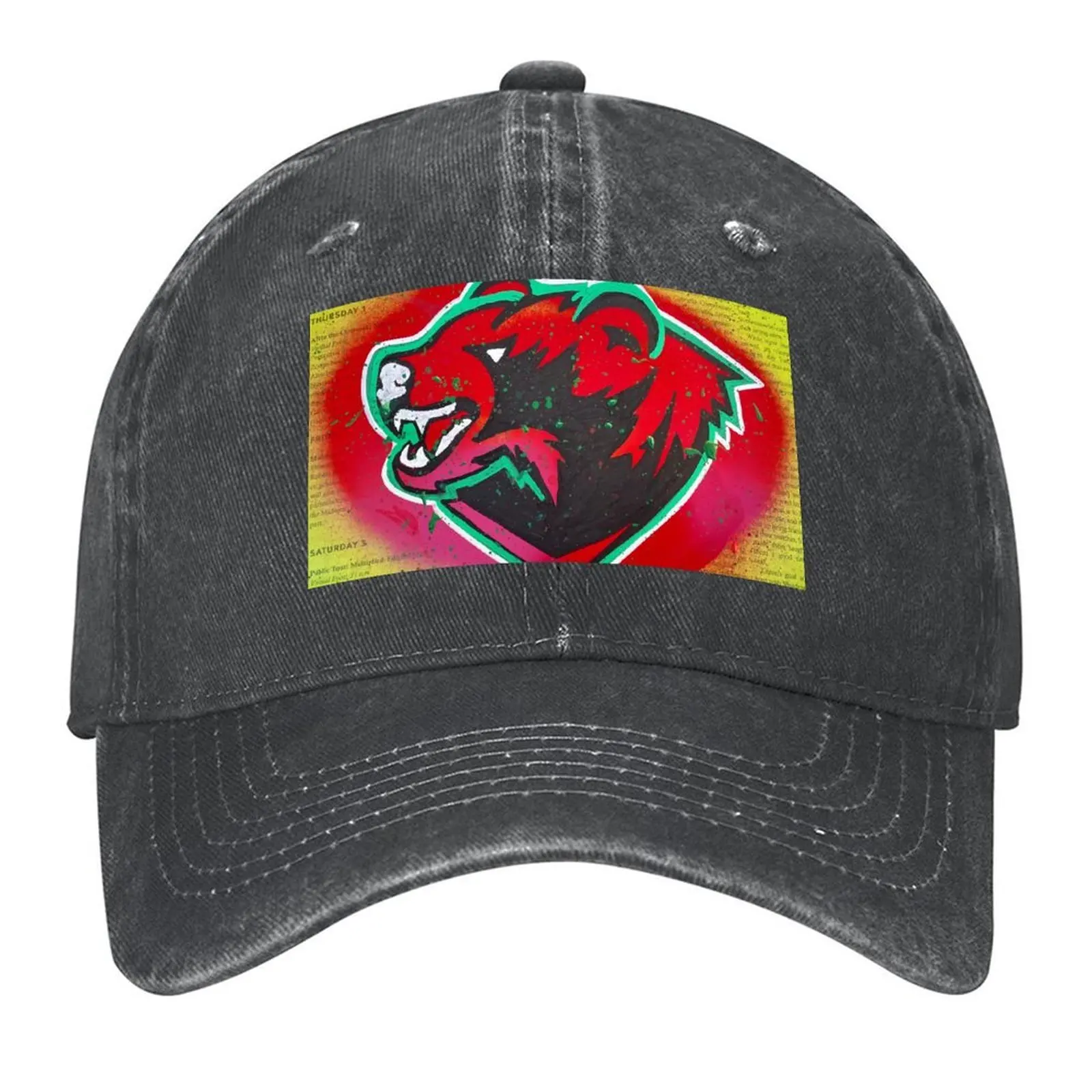 

WashU Bears Spray Paint Baseball Cap Anime Hat Golf Hat hats on offer New Hat For Women 2025 Men's