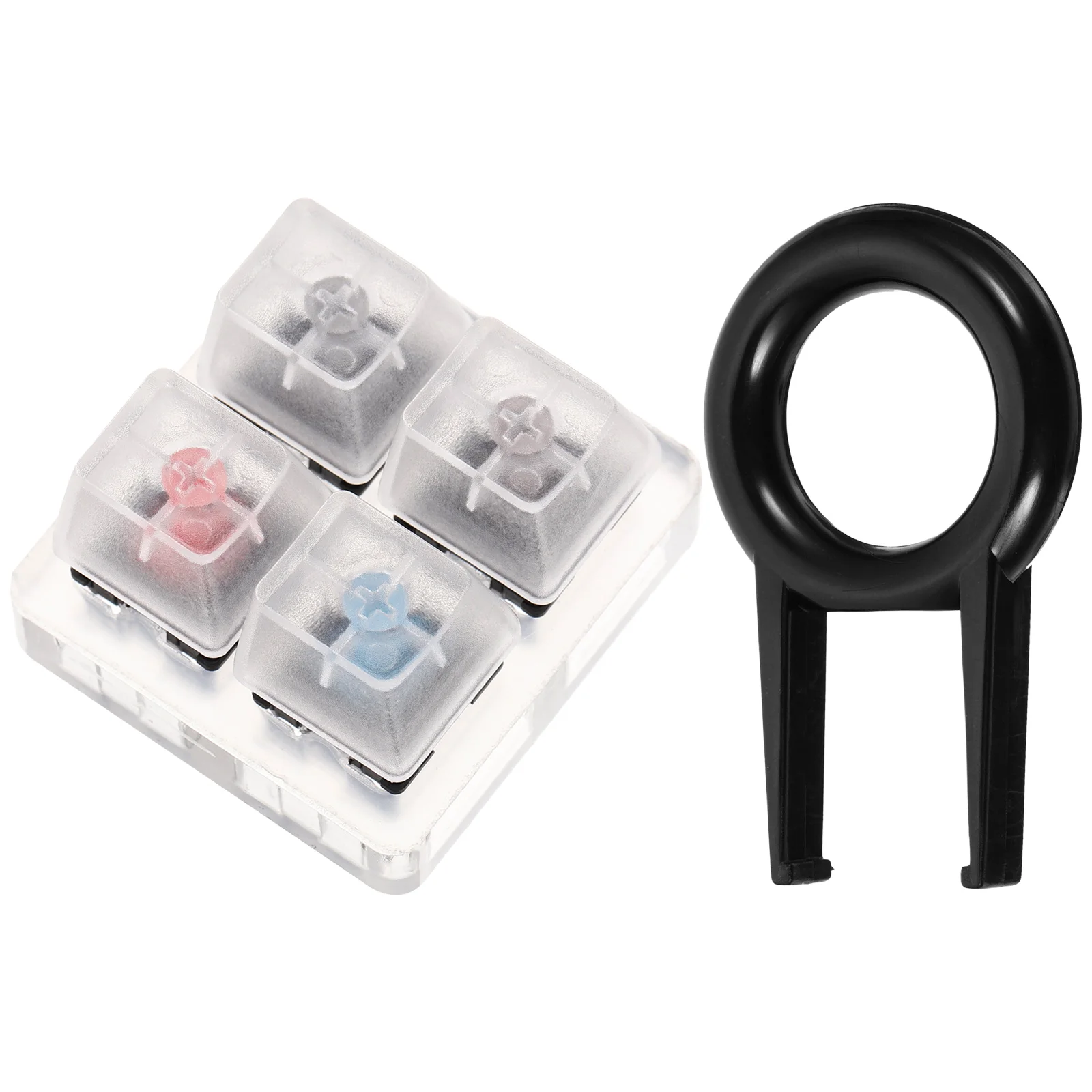 

1Pc Reliable Acrylic Abs Keyboard Tester Kit Portable Keycaps Testing Tool Mechanical Switch Tester For Keyboard Enthusiasts