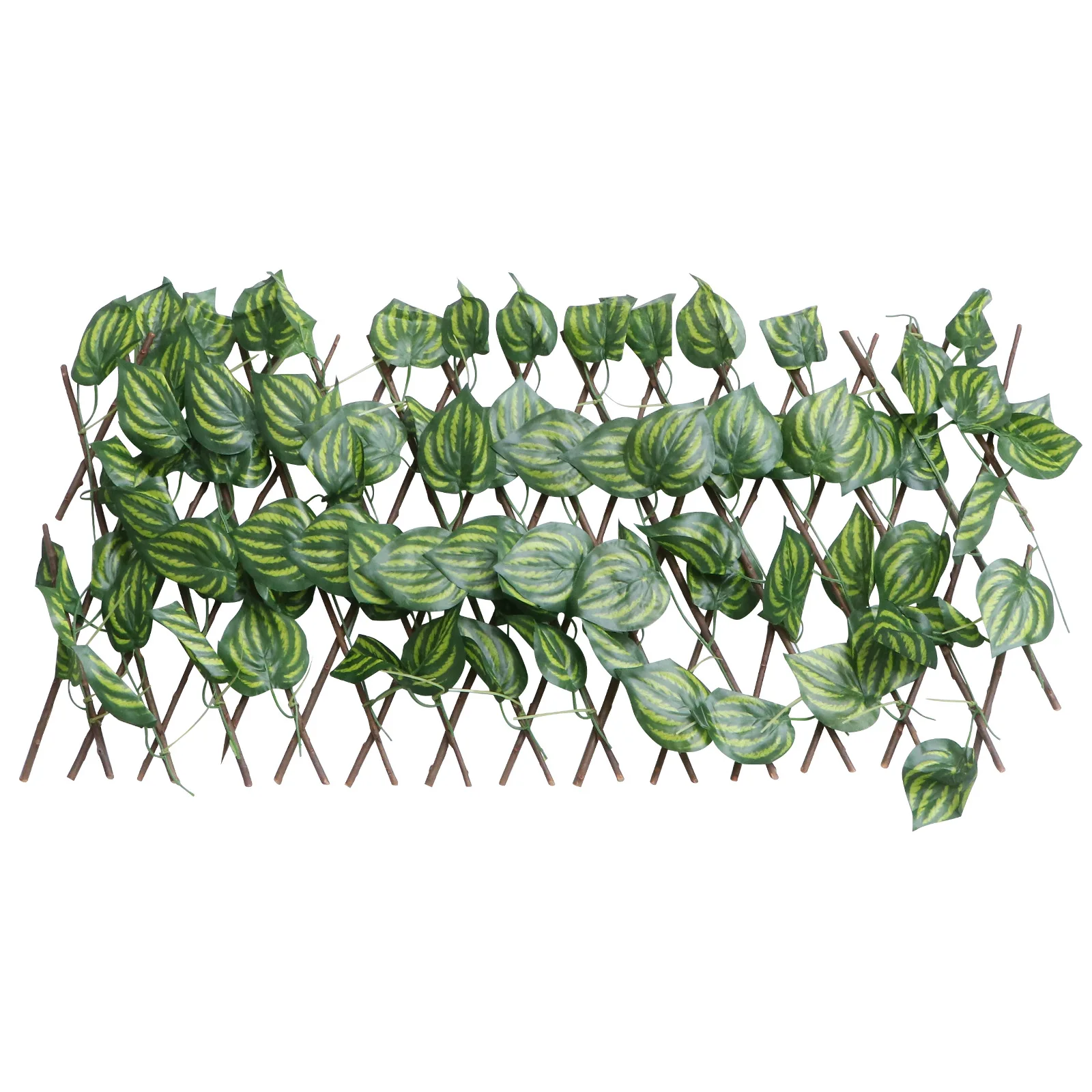 

1pc Green Plant Railing Fence Balcony Telescopic Simulated Hedge Plastic Leaf Artificial Garden Privacy Screen