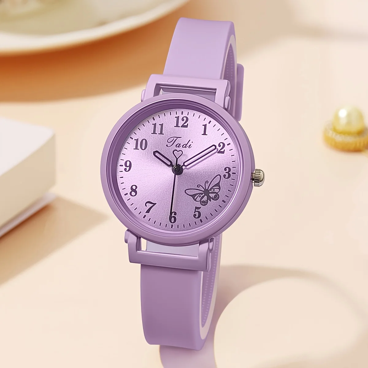 Fashion Arabic Dial Women Quartz Watch Casual Silicone Band Ladies Wristwatch Reloj Mujer image 4