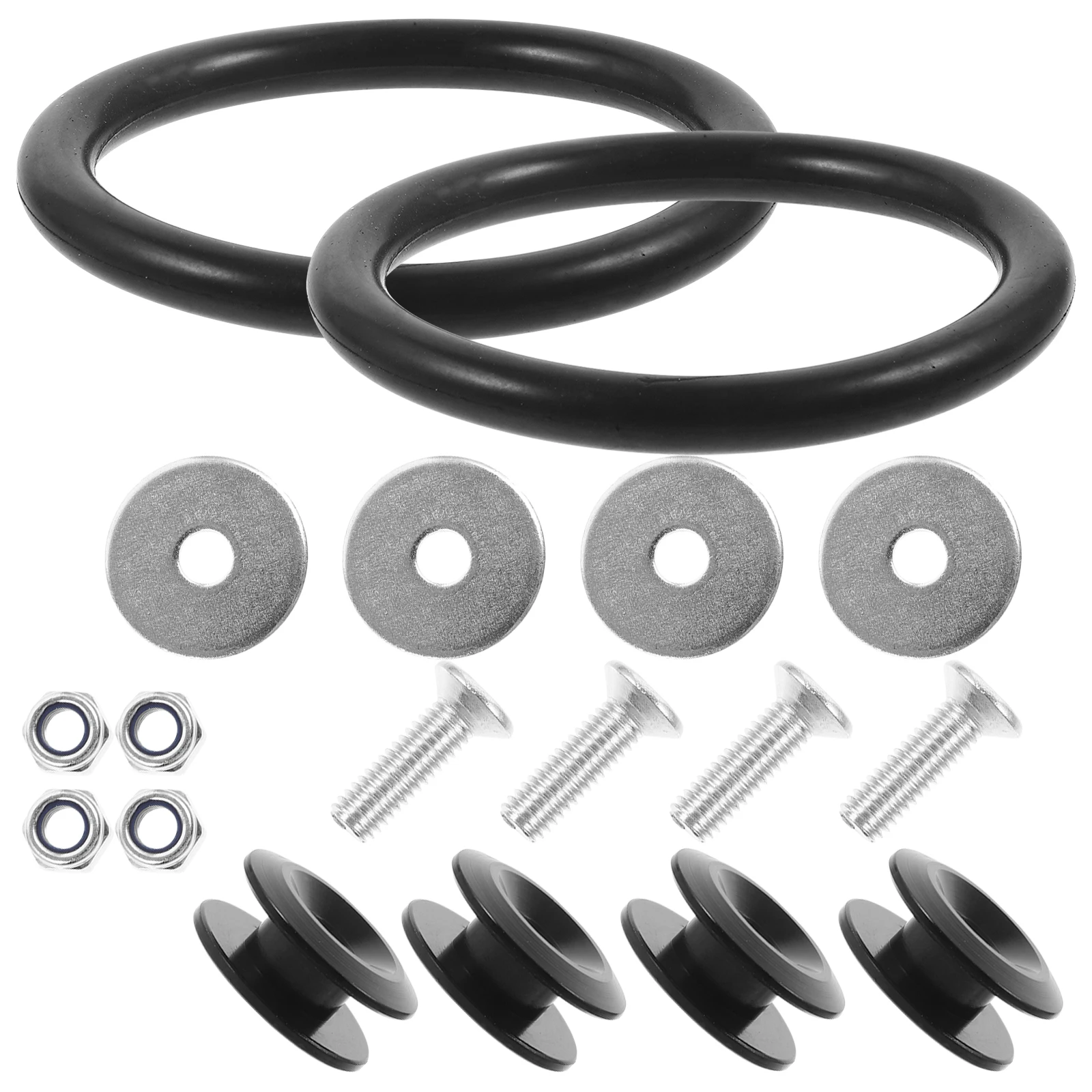 

Bumper Fastener Clips Holder Retainer Aluminum Alloy Black Color Durable Metal Car Modification Accessories Bumper Parts Quick