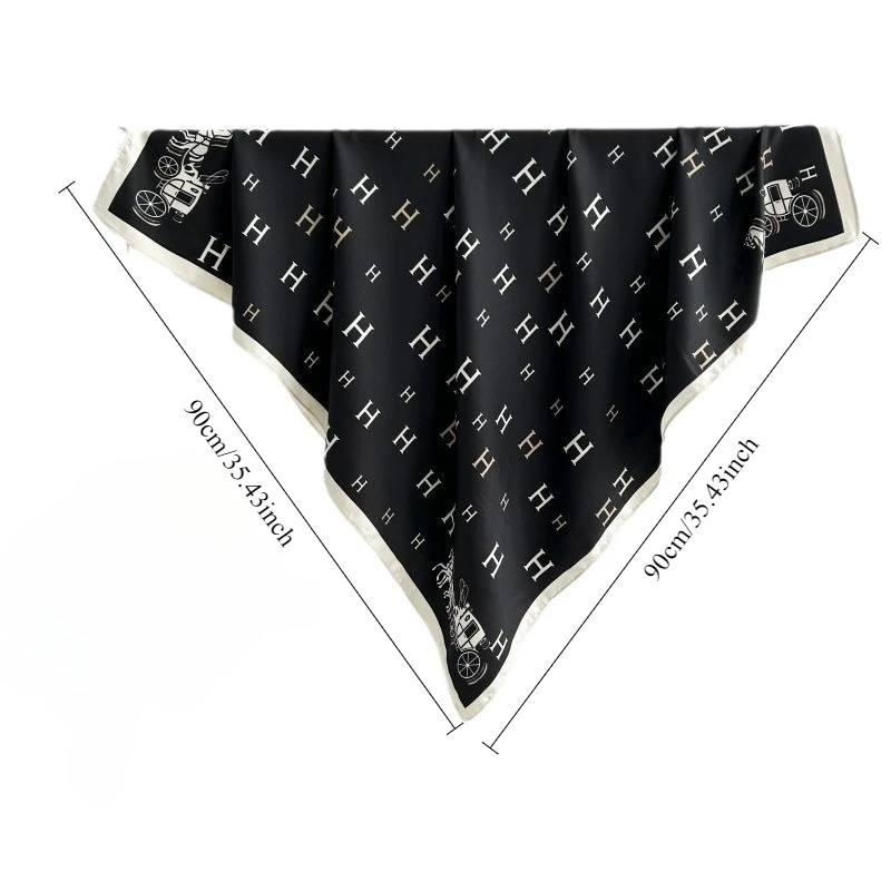 

Spring Scarf Women's Luxury Design Scarf Smooth Scarf Soft Muslim Headband Shawl Beach