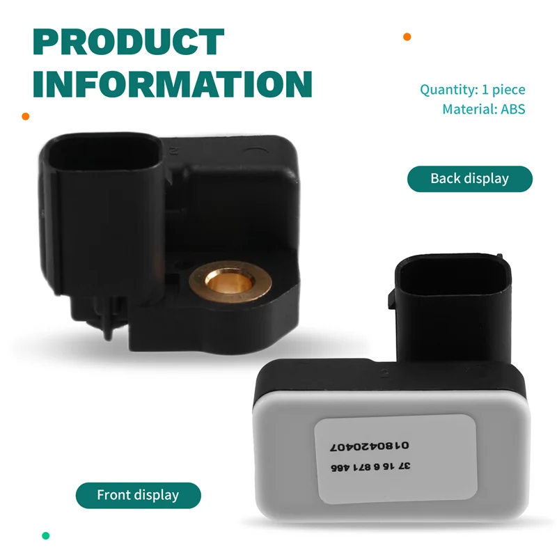 37156871465 مستشعر تسريع السيارة لسيارات BMW 1 '2' 3' 4' F20 F30 F32 F80 F82 F83 M3 مستشعر التسريع 871465 #6