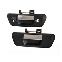 Pestillo de manija de puerta trasera de maletero de coche negro con cámara/agujero de llave para Nissan Navara NP300 2014 2015 2016 2017 2018+