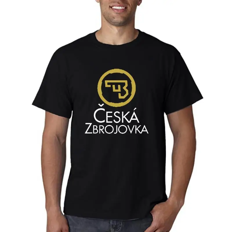 Title: New Cz Usa Ceska Zbrojovka Firearms Guns Logo Black T Shirt S 5Xl