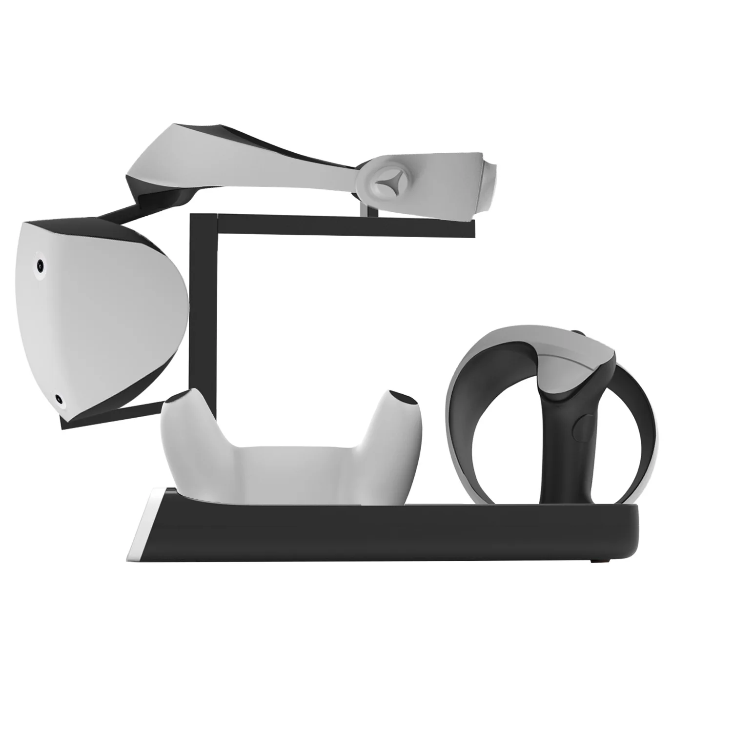 For PS VR2 Dual Controller Charging Dock VR Glasses Console Storage Stand for PS5 Game Handle Charge Base With Display Light