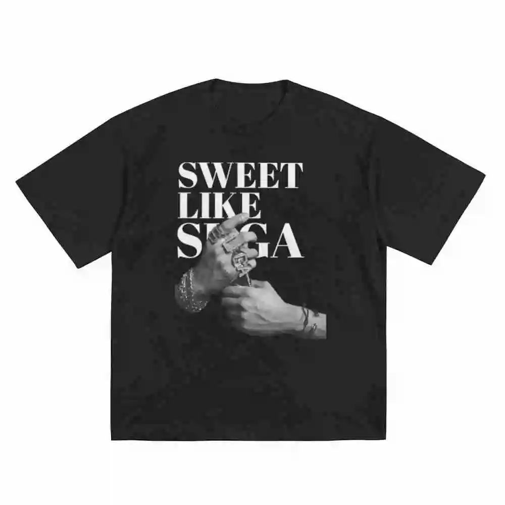 Retro Sweet As Honey Sugar Cube Short Sleeve Tee 100% Cotton T-Shirt