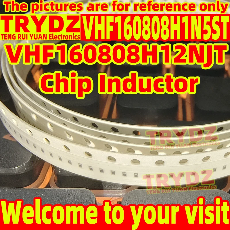 1000-300pcs New VHF160808H1N5ST 0603 1.5nH ±0.3nH 400mA 0.10Ω / VHF160808H12NJT 0603 0.40Ω 300mA 12nH ±5%