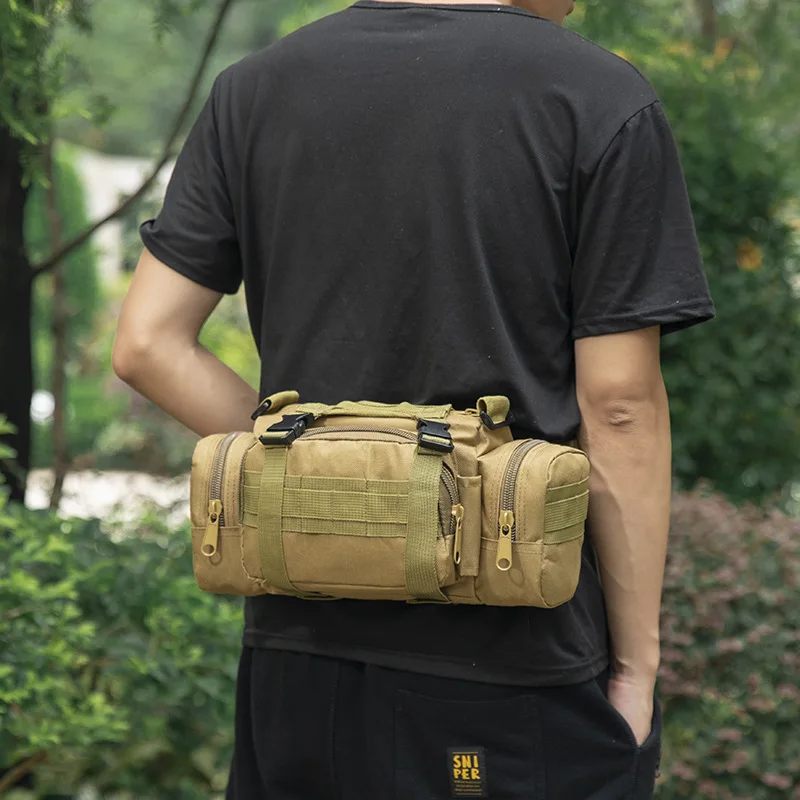 Tactical Fanny Pack Military Assault Waist Bag Hip Belt MOLLE Sling Army Shoulder Bag EDC Camera Handlebar Range Bags