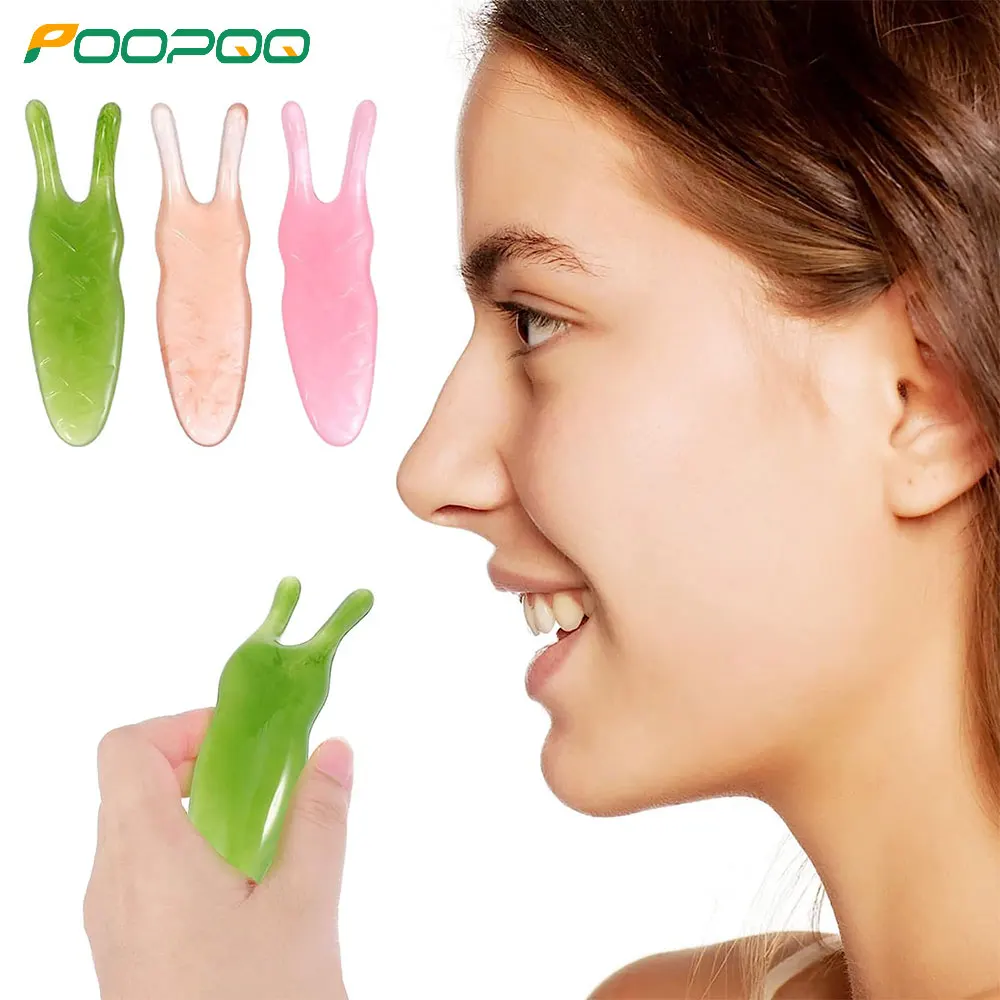 Gua Sha Ferramentas faciais para rosto e corpo, ferramenta de massagem para nariz e corpo, aliviar rinite, tensões e inchaço, ferramentas Guasha