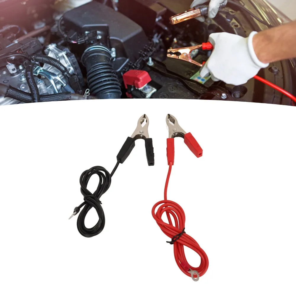 

Durable Heavy Duty Battery Cables With Eyelet With Alligator Clips Inverter Cables Extension Cord Replacement Boat Marine