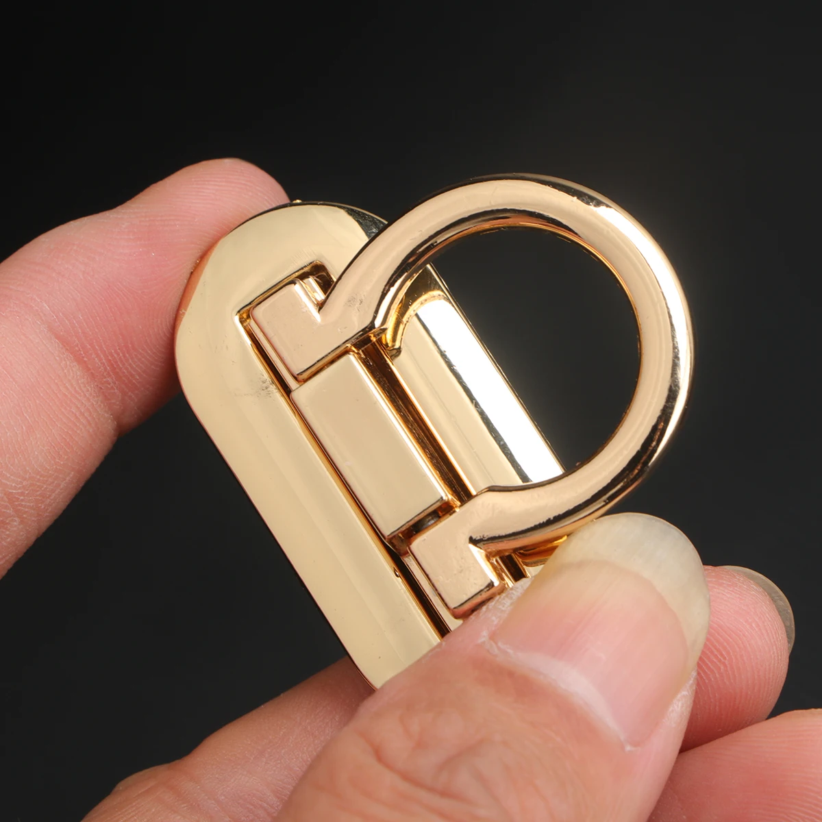 

4 PCS Die Cast Lock Buckle Luggage Hardware Clutch Number Padlock Accessories Suitcase Mortise