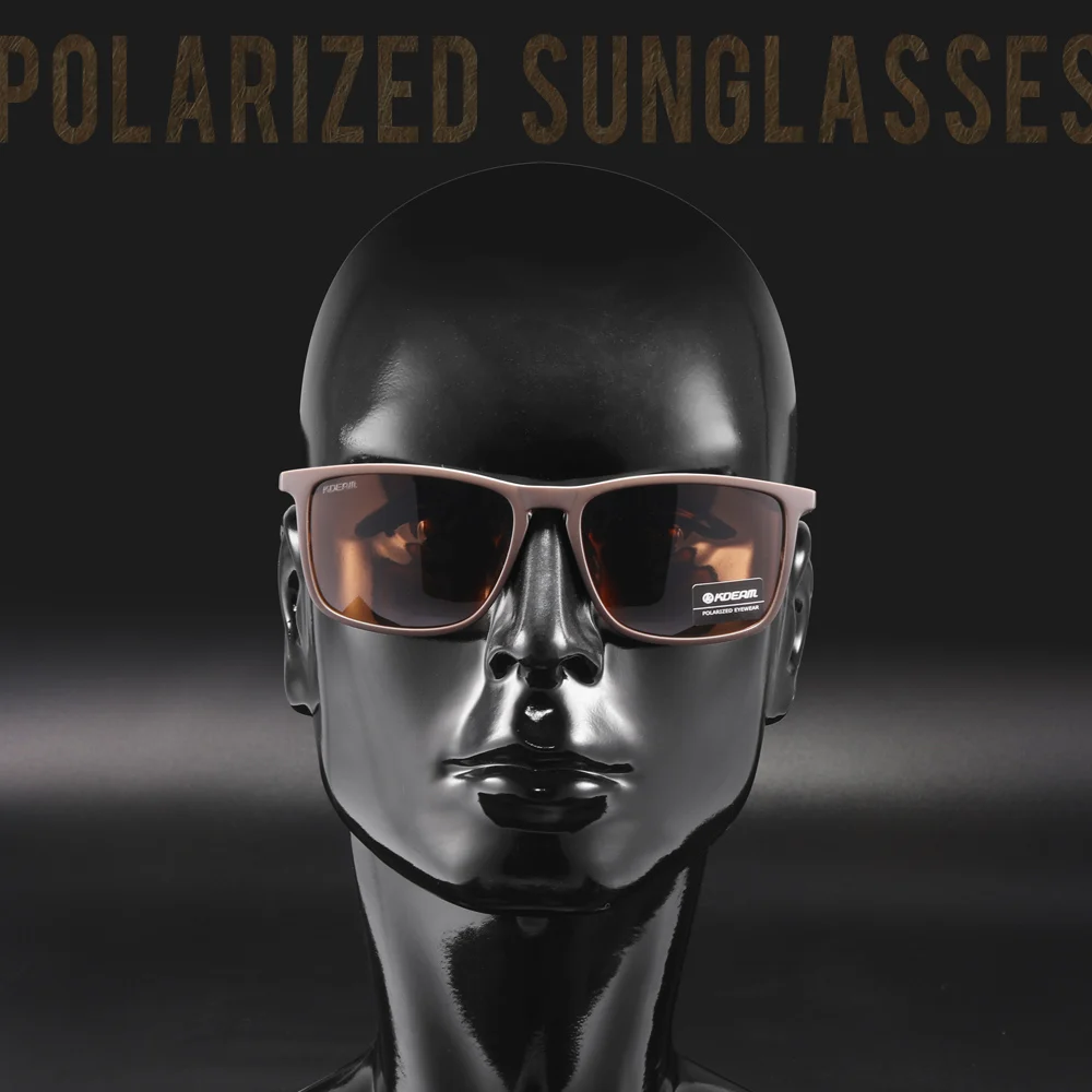 KDEAM Ultraleichte Angeln Sonnenbrille Polarisierte männer Fahren Sonnenbrille Reise Luxus Weibliche Sonnenbrille Mit Tragetasche – Detail 1