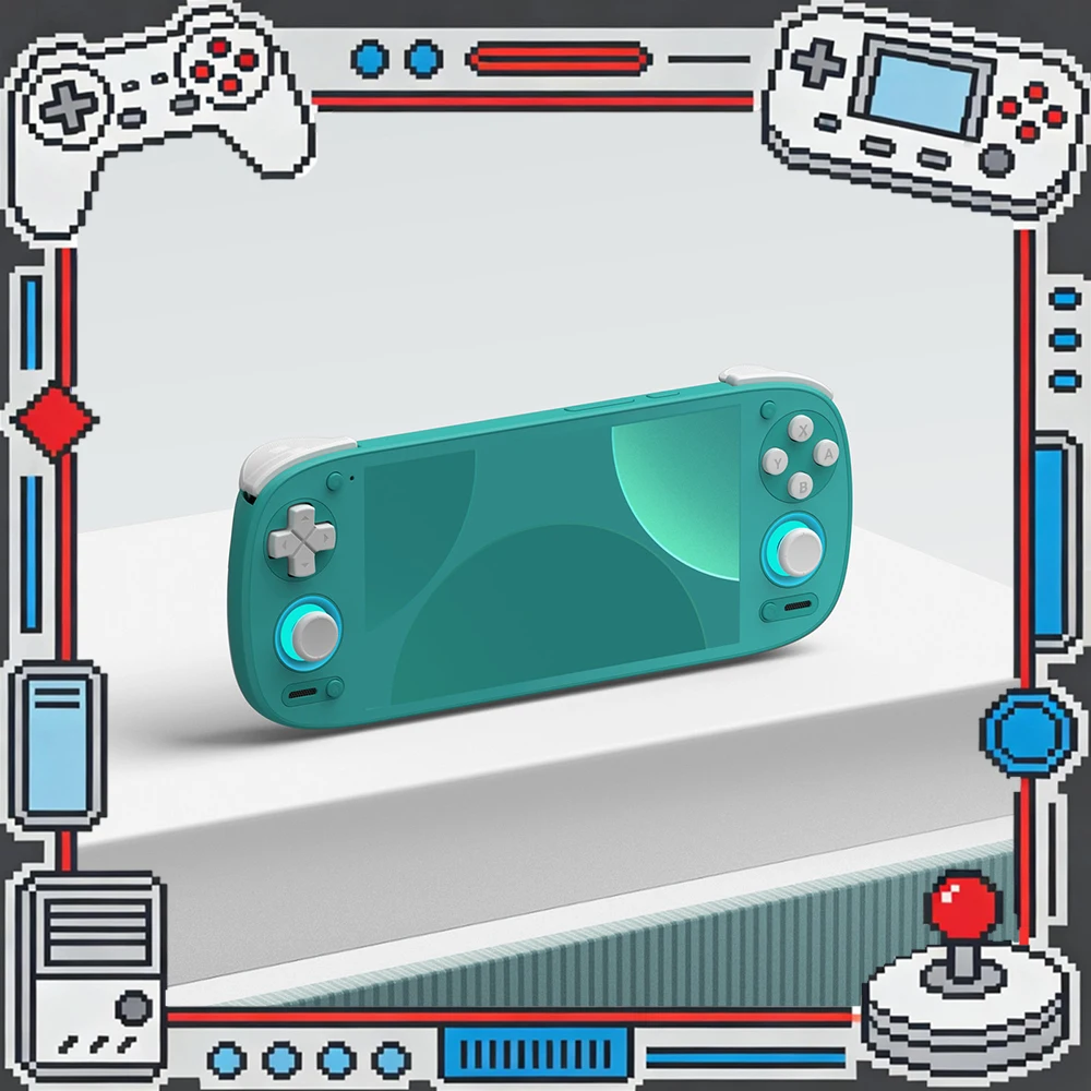 

Игровая консоль Retroid Pocket 5 RP5 с 5,5-дюймовым AMOLED-экраном 1080P, яркостью 500 нит, аккумулятором 5000 мАч, 128 ГБ памяти, портативная игровая приставка, индивидуальный подарок