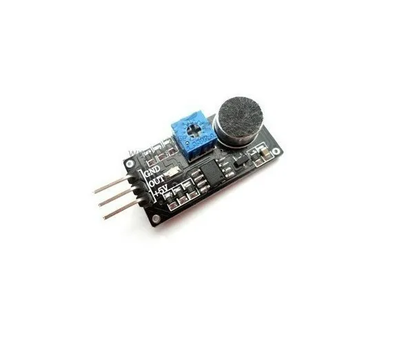 Wholesale 5Pcs/Lot Sound Detection Sensor Module Sound Sensor Intelligent Vehicle