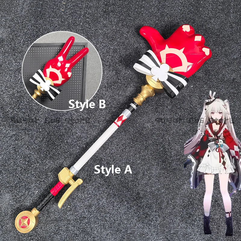 

Honkai: Star Rail Sparkle Sparxie Cosplay Prop Magic Staff Hammer Prop Cartoon Thumbs Up V Wand Weaponry Equipment Props Party