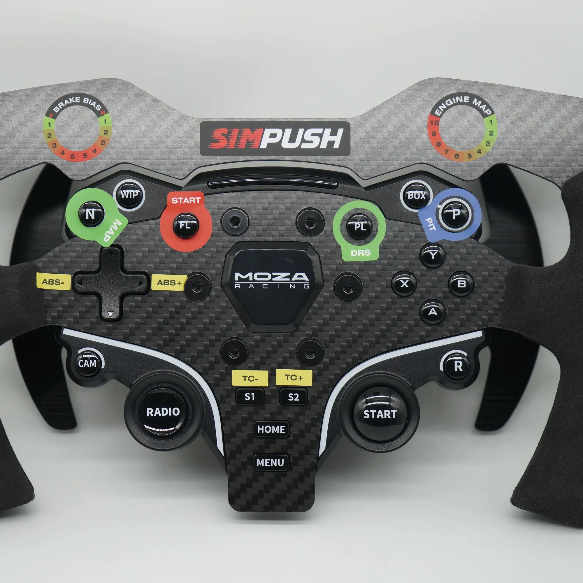 SIMPUSH F1 Racing Sim Wheel MOD F1 GT3 GT4 sim racing SIMRACING FOR MOZA R5 MOZA ES ESX MOZA CS — 2