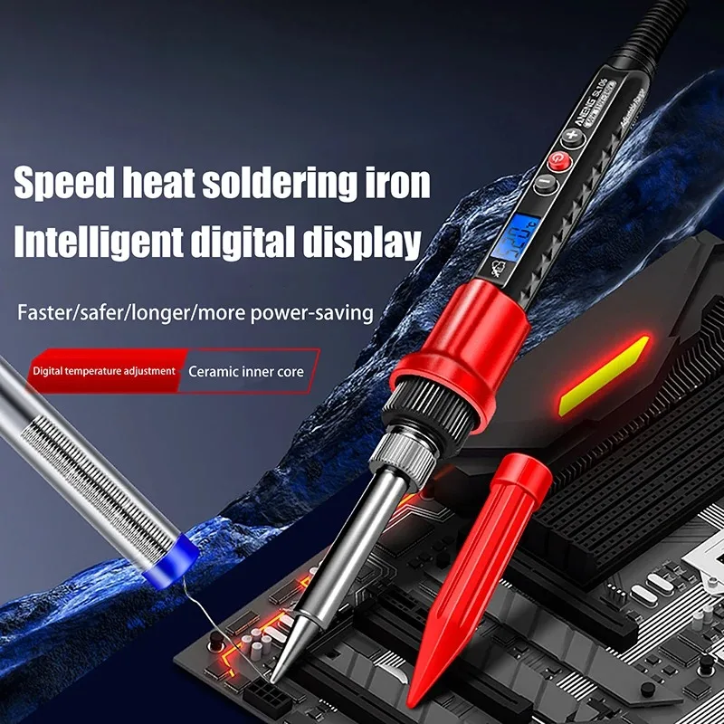 ANENG SL106 thermostatic digital display soldering iron with adjustable temperature soldering gun