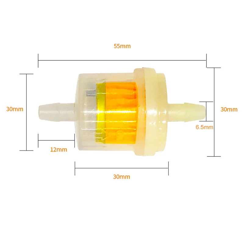 Universal Motorcycle Gasoline Gas Fuel Gasoline Oil Filter For Scooter Motorcycle Moped Scooter Dirt Bike ATV Fuel Filter