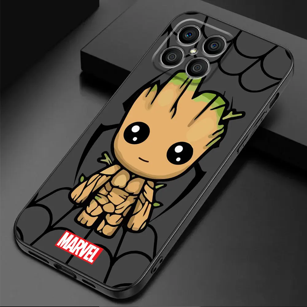 Miękkie etui na telefon TPU dla Honor 90 Pro X6a X8a Magic5 Lite X7 X9a X6 8x70x8 Magic5 Marvel Deadpool Groot Funda etui