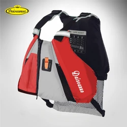 Popular Red Kayaking Life Vest Adult Approved 50N PVC Mesh Drainage Swimming SUPs Paddling Kayak Boat Rafting Lifejacket 120kg