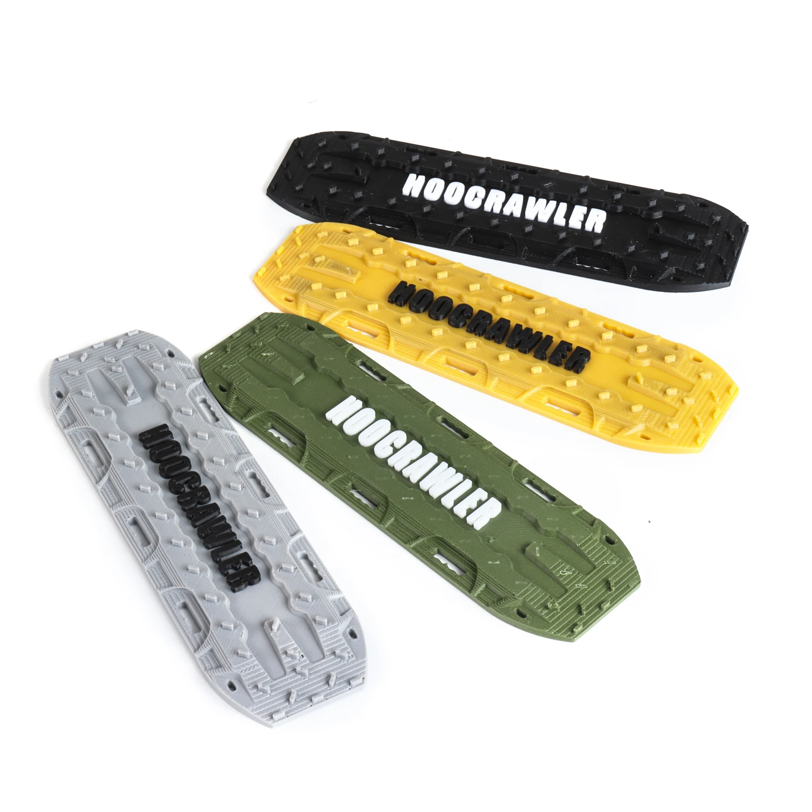HooCrawler RC Simulation Escape Boards Sand Ladder Rescue Boards Suitable for 1/10 1/12 RC Crawler SCX10 TRX4 D90 H10