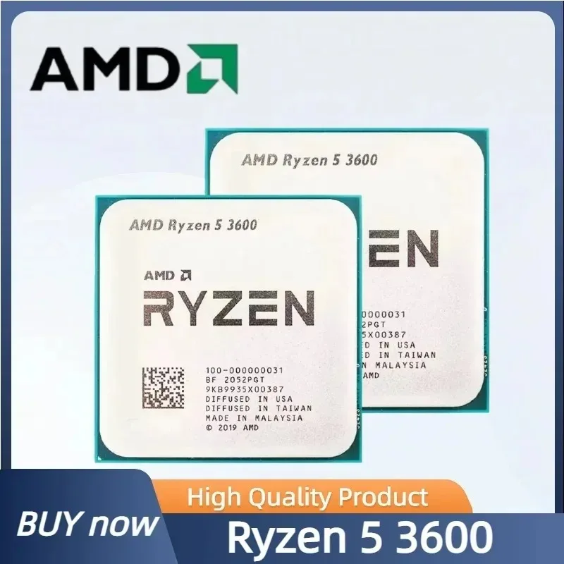 AM4 Tray 100% Brand New Original AMD Ryzen 5 3600 Desktop CPU 6 Core 12 Thread 3.6GHz Unlocked Overclockable 2026 Hot Sale