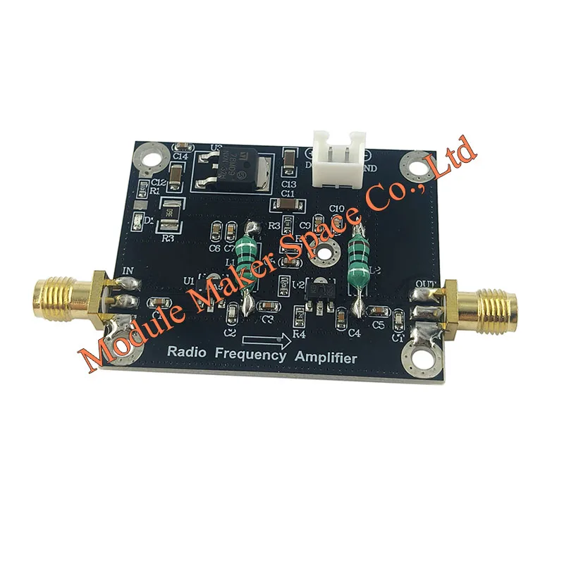 2W Broadband RF Power Amplifier, Full Band 1MHz-1000MHz Coverage, for HF/VHF/UHF FM Transceiver/Transmitter