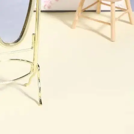

Dollhouse Miniature Furniture Decoration Dolls House Accessories 1/12 Dollhouse Simulation Dressing Mirror Vertical Mirror Model