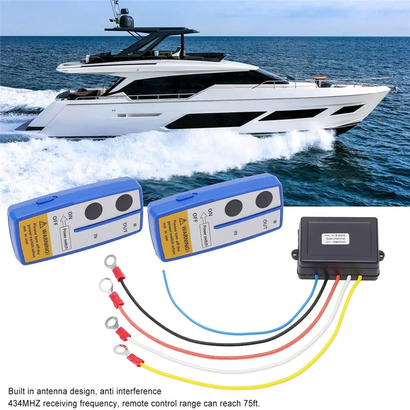 【Terlaris】Kit Remote Control Winch Tanpa Kabel, Kit Remote Control Winch Xbull, Remote Control Winch Tanpa Kabel