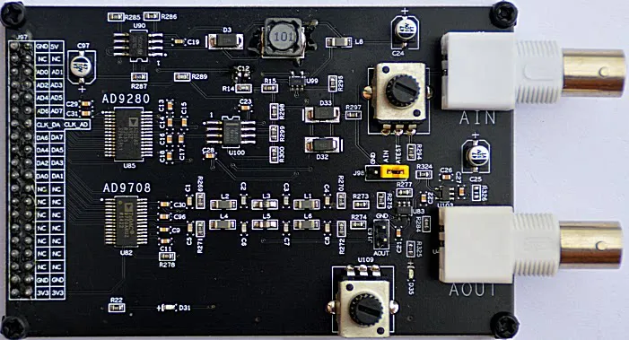 High-speed AD DA module, data acquisition, signal source, waveform generator, FPGA development board /9280/9708