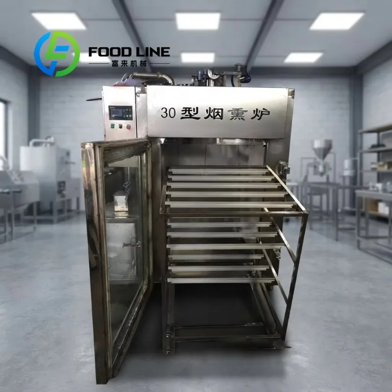 Commercial Electric Smoke Machine Customizable Smoking Program Save Formula Time More Intelligent Than Traditional Smoker