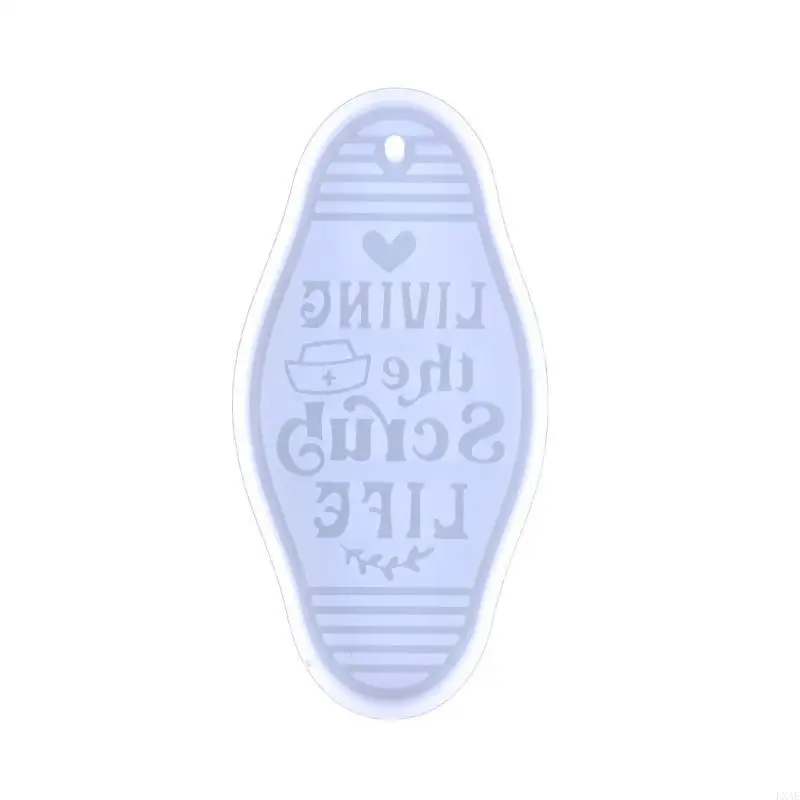 Mom Silicone Mold Keychain Charms Epoxy Resin Molds DIY Pendant with Hole Jewelry Making Mother Day Gift