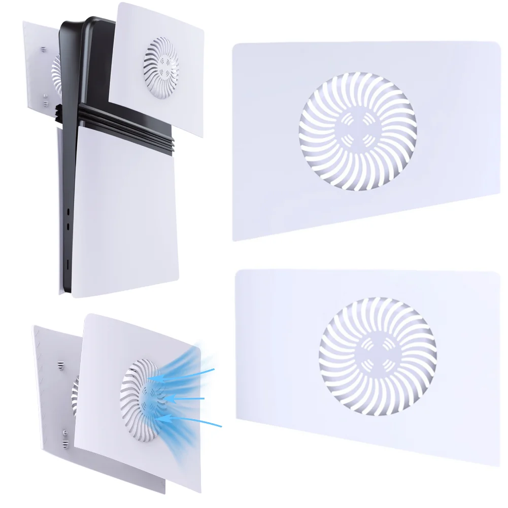 

Защитный чехол-накладка для консоли PS5 Pro Playstation 5 Pro, жесткий корпус из ABS-пластика, защита от царапин, боковые панели