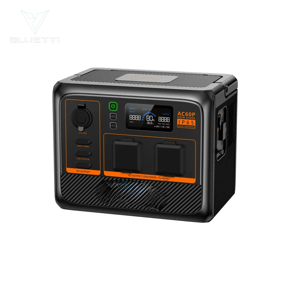 AC60P Convenient 600w Portable Power Station System For Home Backup Outdoor Camping