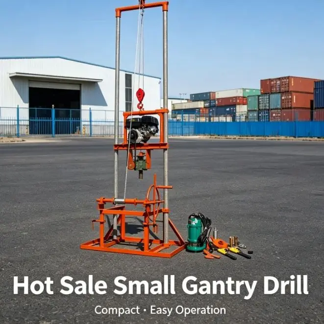 Customized Detachable Gantry Water Well Drilling Rig, Household Small Well Drilling Equipment, Orchard Drilling Machine