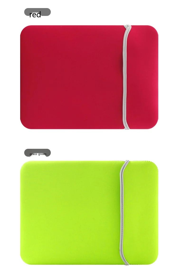 Neopren-Laptop-Hülle 7-17 Zoll Stoßfeste Schutztasche für Notebook und Tablet mit Weichem Futter – Detail 9
