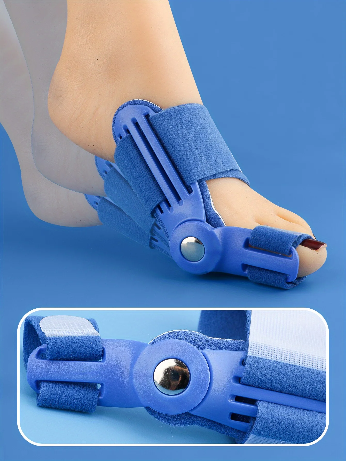 Big Toe Hallux Valgus Orthosis Day and Night Style Shoes for Men and Women with Overlapping Toes Big Toe Eversion Orthosis