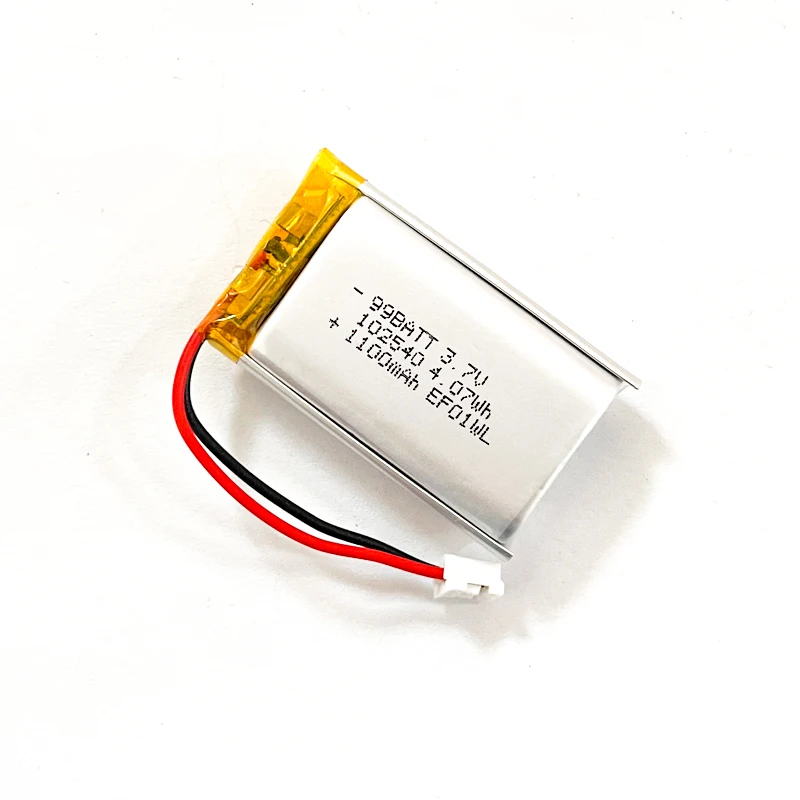 3.7V Lipo Battery 102540 1100mAh Polymer Lithium Li-ion Batteries for GPS Locator Mp3/Mp4 Medical Beauty Equipment Rechargeable